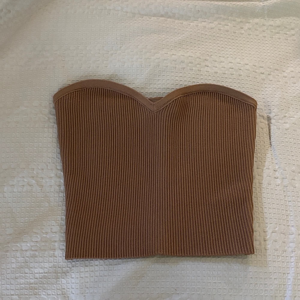 Babaton Sculpt Knit Sweetheart Tube Top